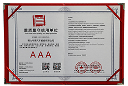 程力汽車(chē)重質(zhì)量3A資質(zhì)榮譽(yù)